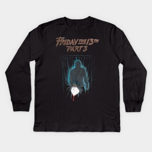 Friday the 13th Part 3 Kids Long Sleeve T-Shirt